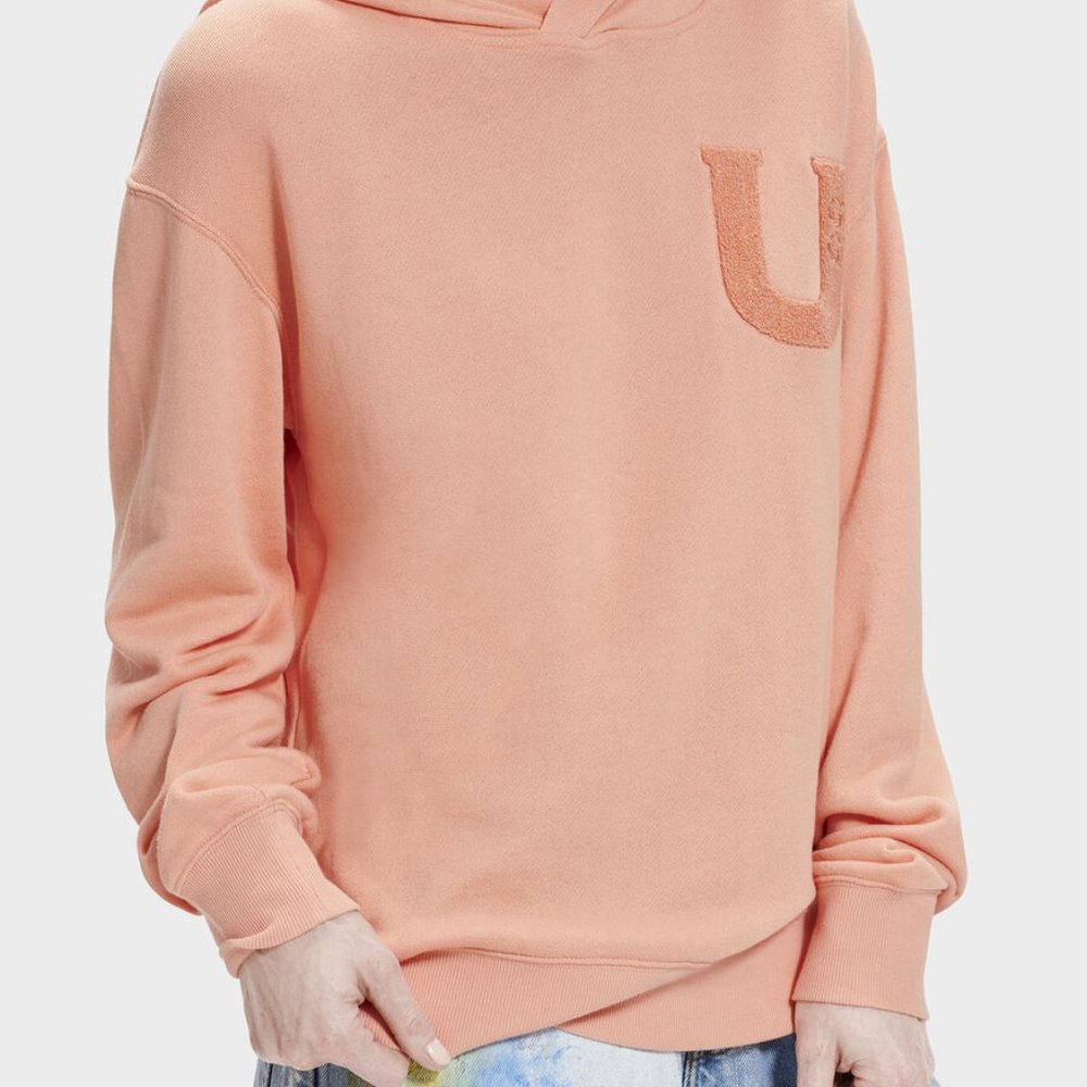 UGG FUZZY LOGO HOODIE SWEATSHIRT - Picture 3 of 5